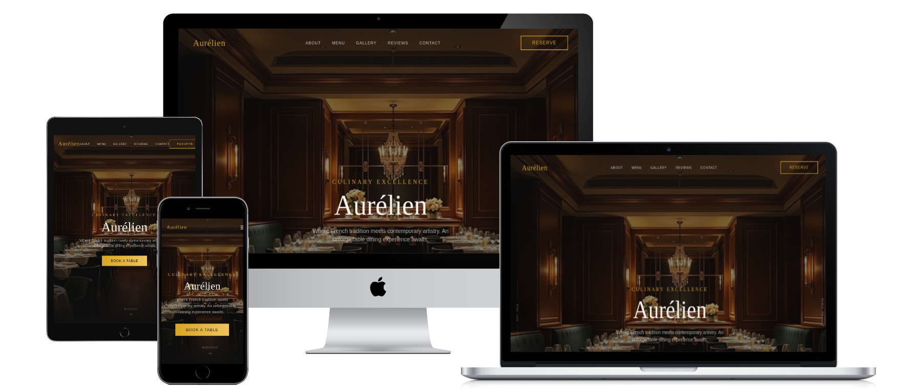 Aura Business Website
